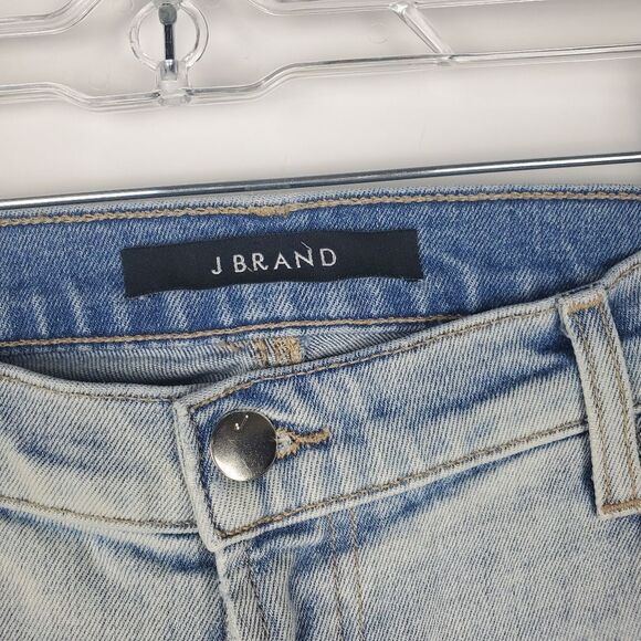 J BRAND cropped Ellis love cat light wash Denim ankle jeans Womens 30 Casual - Picture 5 of 9